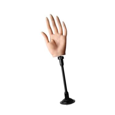 Imagem de Ysyqkn Manequim feminino para prática de unhas, modelo de simulação de mão, ferramenta de prática para salão de beleza, Cor de Pele Clara
