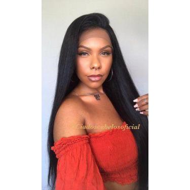 Imagem de Peruca Lace Front Cabelo Humano Longo 251 Ametista 180 Densidade - Cia