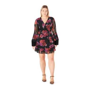 Imagem de City Chic Vestido feminino plus size - Emberlynn, Floral, 52