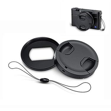 Imagem de Adaptador de filtro JJC anel adaptador para lente compatível com Sony RX100 VII RX100 VI ZV-1 Canon G5X Mark II para filtro de 52 mm com tampa e protetor de lente