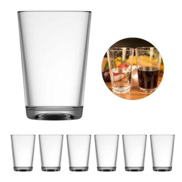 Imagem de Jogo Com 06 Copos De Vidro Lake Alta Qualidade 300Ml