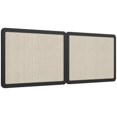 Imagem de Cabeceira Cama Box Queen Painel Com Telinha 160cm Moss A03 Nero - Lyam Decor