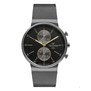 Imagem de Relógio Technos Masculino Slim Grafite Vd36ac/1F