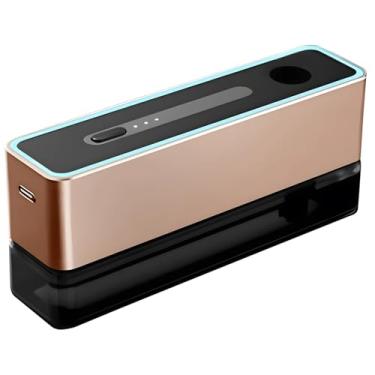 Imagem de Nebulizador de óleo essencial construído em liga, carregamento USB, difusor de aromaterapia de 0,5 L com controle de toque e iluminação LED