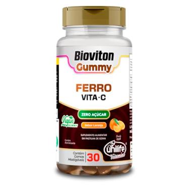Imagem de Gummy Ferro + Vitamina C Sabor Laranja Unilife 30 Gomas