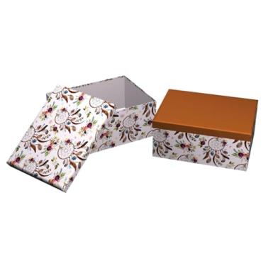 Imagem de Caixa para Presente Cartonada VMP – Kit 10 Unidades | Tamanhos Diversos | Motivo Dream | Papelão Rígido Premium | Embalagem Elegante para Presentes e Lembranças