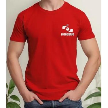 Imagem de Camiseta Camisa Feminina Masculina Algodão Uniforme Profissional Traba