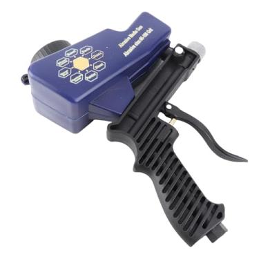 Imagem de Matybobe Pistola de jateamento de areia pequena tipo gravidade portátil para suprimentos automotivos de carro (azul)