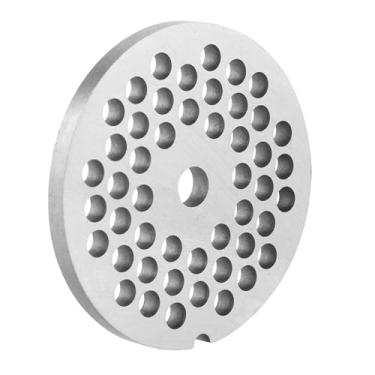 Imagem de ZAWELIYO Triturador de Moedor de Carne, Disco de Lâmina de Aço Carbono, Picador Rápido para Cozinha, Fácil Limpeza, 5" (Furo redondo pequeno 5mm)