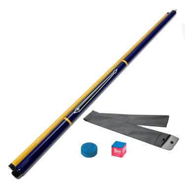 Imagem de Taco de Sinuca Desmontável Cruz de Malta Simples Azul