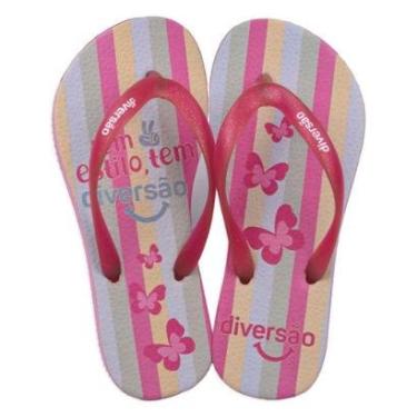 Imagem de Chinelo Infantil Diversão Free Girl Menina-Feminino
