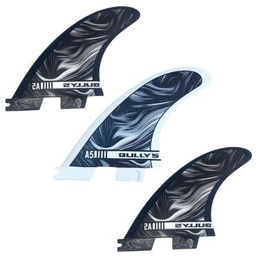 Imagem de Quilhas Triquilha Bullys A5 Medium Encaixe FCS 2 Listrada-Unissex