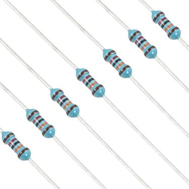 Imagem de YOKIVE Resistor de 100 unidades de 120K Ohm, 1/4W (0,25W) Resistor fixo de filme metálico, resistores de tolerância +/-1%, certificado ROHS