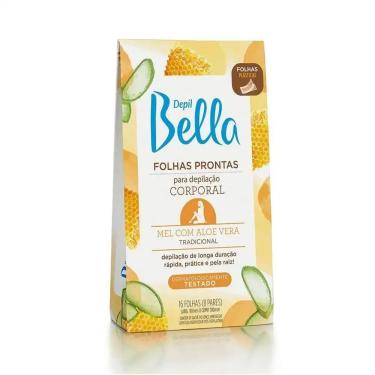 Imagem de Folha para Depilação Corporal C/ 8 Pares Mel Depil Bella