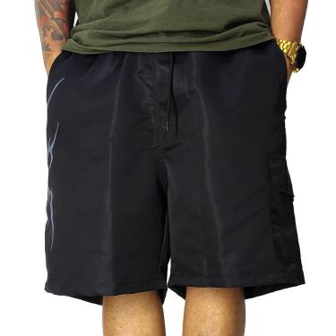 Imagem de Bermuda Trip Side Tactel Tribal Preto BT23-Masculino