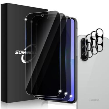 Imagem de SOMINGUIZN Pacote com 3 + 3 protetores de tela para Samsung Galaxy A36 5G