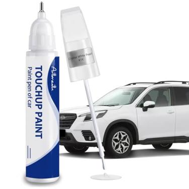 Imagem de Crystal White Pearl(K1X) Tinta de retoque para Subaru Caneta de pintura automotiva para reparo de arranhões Tinta de retoque dois em um Caneta automotiva para Subaru Outback/Crosstek/Forester/Ascent