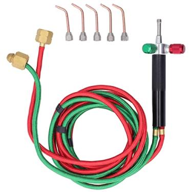 Imagem de Estink Kit de Tocha para Joias Kit de Tocha Portátil para Reparo de Joias Material de Cobre Metálico Ferramenta de Soldagem de Alta Temperatura Com Conectores Especiais para Oxigênio e