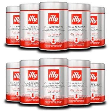 Imagem de Café Illy Clássico Torrado e Moído Kit 10 Latas 250g