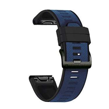 Imagem de EZZON Pulseira de relógio de silicone de 22 de 26 mm para Garmin Fenix 6X 5X 3 D2 Tactix Bravo Descent MK1 MK2 acessório para pulseira Pеœесок (L,26 mm Descent MK2 MK1)