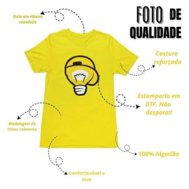 Imagem de Camiseta Infantil Amarela Leozin Influencer Ketlan da Emilly Vick Yout