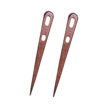 Imagem de Agulhas De Costura De Olho Grande Para Artesanato DIY, Tecelagem Em Ma