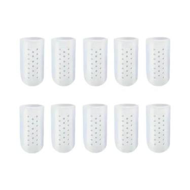 Imagem de Protetores De Dedos De Silicone Macio E Respirável 10pcs Capas De Prot