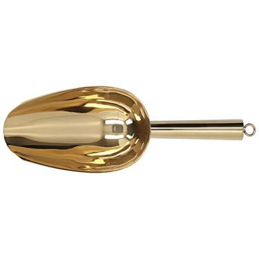 Imagem de Akozon Akozon Aço Inoxidável Turner Spatula, Bolsa de Sorvete, Colher de chá, Pista de Nozes e Grãos, Disponível Em Prata, Ouro e Ouro Rosa ()