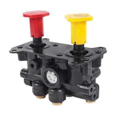 Imagem de RALBDX Válvula de controle de freio a ar 800257 MV-3 com 3/8 Push to Connect Port Compatível com Bendix 109935, Freightner BW800257, Haldex 5002691, Volvo 85106365 para reboques e caminhões