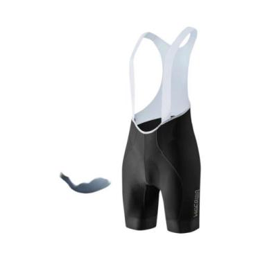 Imagem de Bermuda Ciclística Clássica Masculina Preta/Cinza De Alta Qualidade Co