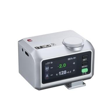 Imagem de EBTOOLS Lanterna IT30Pro F TTL, Flash Touchscreen Sem Fio 2.4G Com Difusor Integrado e Carregamento Rápido USB C, Luz de Preenchimento Portátil para Fotografia de Câmera Pequena, para (SILVER)