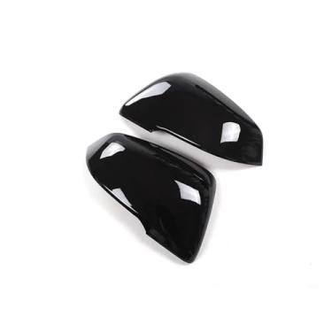 Imagem de Fibra de carbono espelho retrovisor do carro capa protetora guarnição adesivo acessórios do carro Compatível com toyota gr supra mk5 a90 2019-2023(Black)