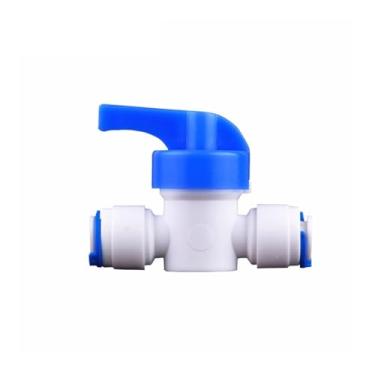 Imagem de Torneira de tubo em linha de 1/10.2 cm, 3/20.3 cm, válvula esférica, conexão rápida, filtro de água, sistema de osmose reversa (3/20.3 cm)