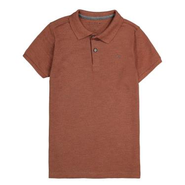Imagem de Camisa Polo Infantil Menino Essencial Marrom Ogochi-Masculino