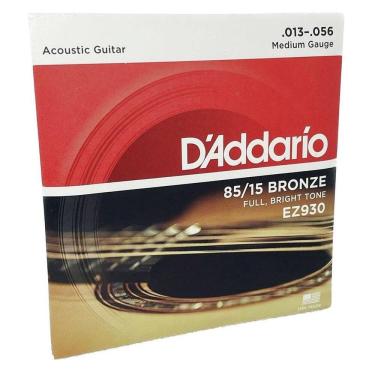 Imagem de Jogo De Cordas 013 Aço Violão Ez930 Daddario  85/15