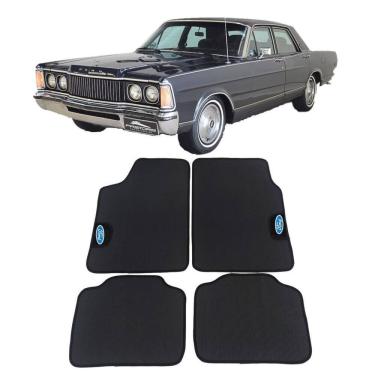 Imagem de Jogo De Tapete Automotivo Galaxie 81 Borracha Pvc