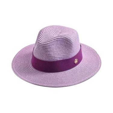 Imagem de Chapéu Panamá de Palha - Unissex, para Sol, Praia e Viagem, 56-58cm, R