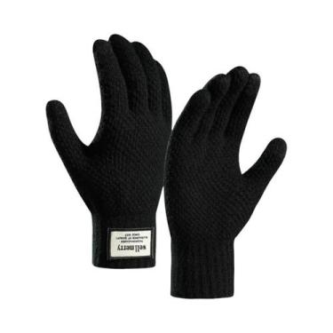 Imagem de Luvas Térmicas Masculinas plus Size Com Tela Sensível Ao Toque, Macias