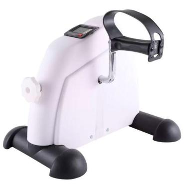 Imagem de Mini Bicicleta Ergométrica Lorben Branca Fisioterapia Reabilitação Com Monitor Digital Gt380-w