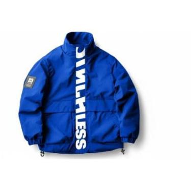 Imagem de Casaco Masculino Casual Gola Alta com Bolsos Grandes-Masculino