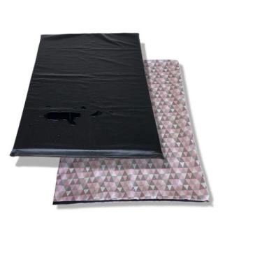 Imagem de colchonete colchão de cachorro grande impermeável GG 70cm X 1m +capa d