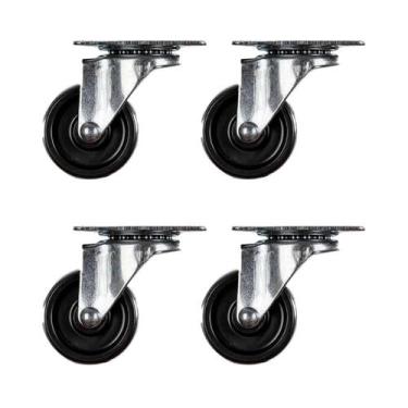 Imagem de 4 Rodizio Giratório em Plastico de Engenharia 30mm Sem Trava - Mixso