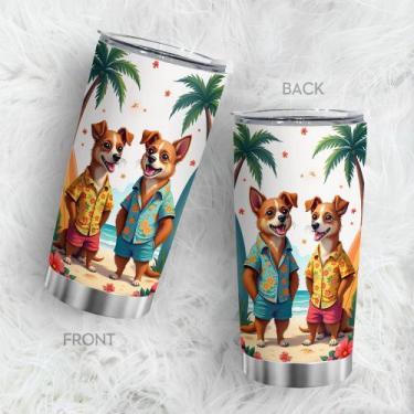 Imagem de Caneca de viagem Oasisdream Tumbler 600ml de aço inoxidável com tampa