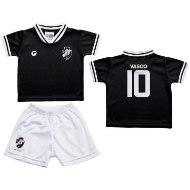 Imagem de Conjunto Infantil Vasco Uniforme Preto - Torcida Baby