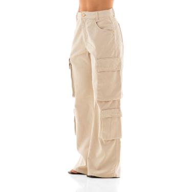 Imagem de Calça Collor Feminina Arauto Wide Cargo