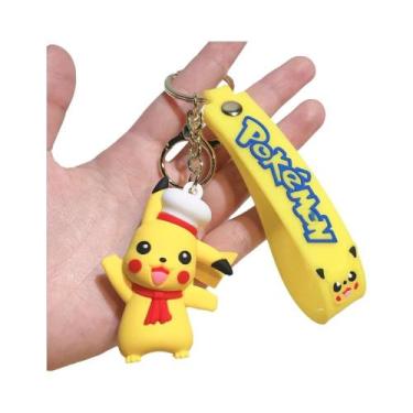 Imagem de Chaveiro Pikachu Koda Duck Pokémon 2025: Pingente De Desenho Animado, 