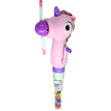 Imagem de Brinquedo Unicórnio com Luz Candy Toys FamPar, Rosa