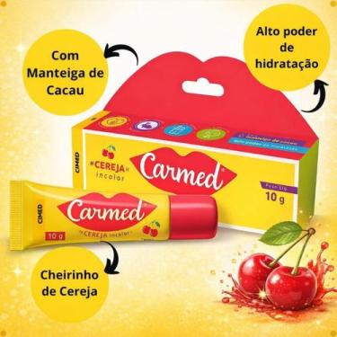 Imagem de Carmed Cereja Protetor Labial 10g - Nobel