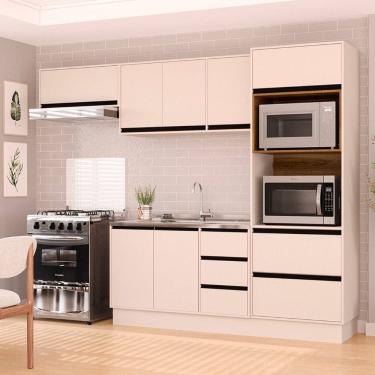 Imagem de Cozinha Modulada 4 Pecas sem Pia e Rodape Koya Politorno