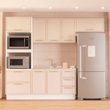 Imagem de Cozinha Modulada 4 Pecas sem Pia e Rodape Amara Politorno